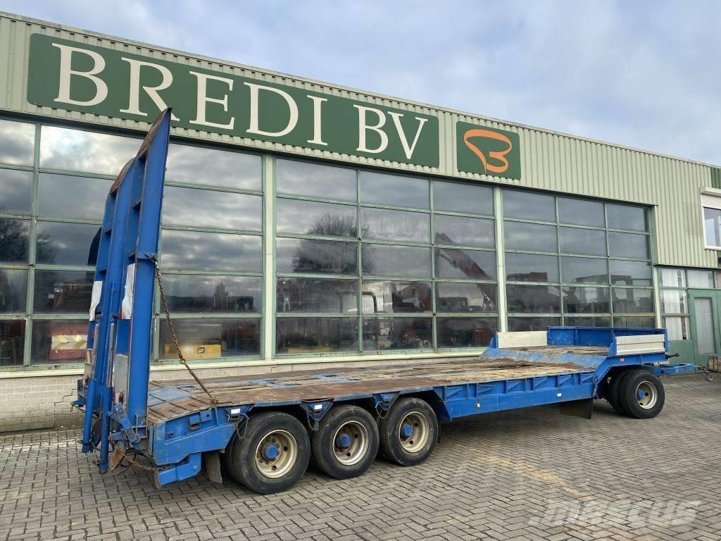 Dieplader 4 assen Низкорамные прицепы