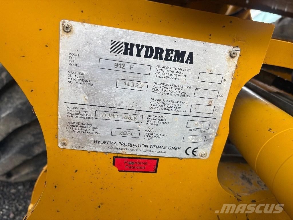 Hydrema 912F Шарнирно-сочленённые самосвалы