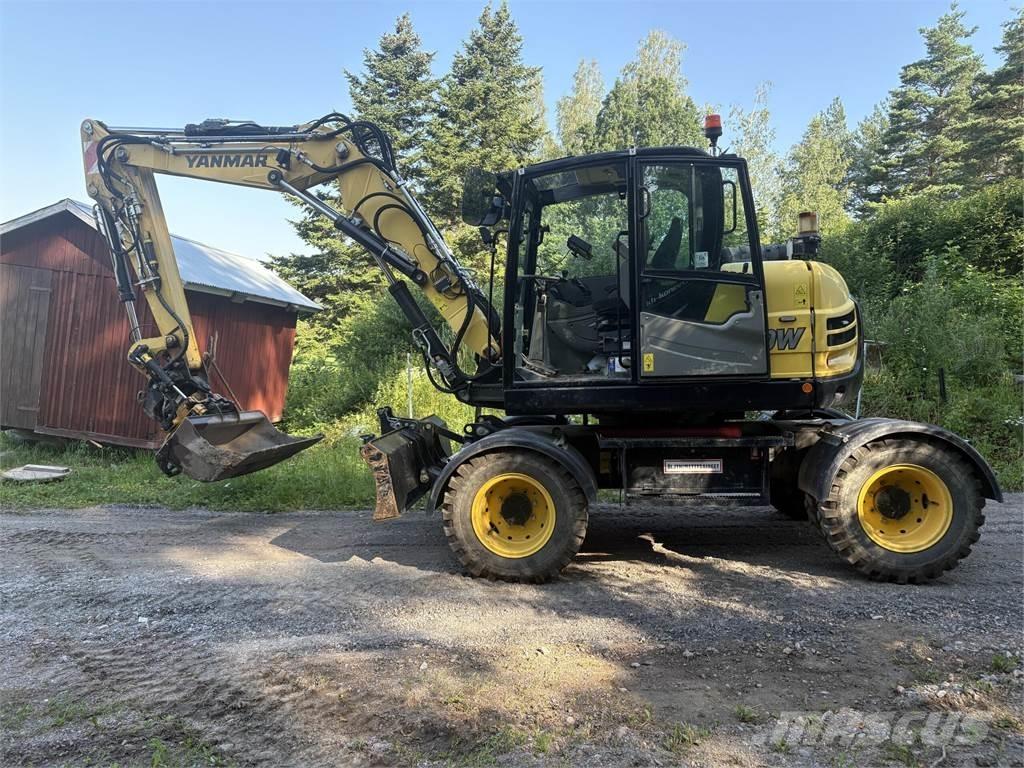 Yanmar B110W Колёсные экскаваторы
