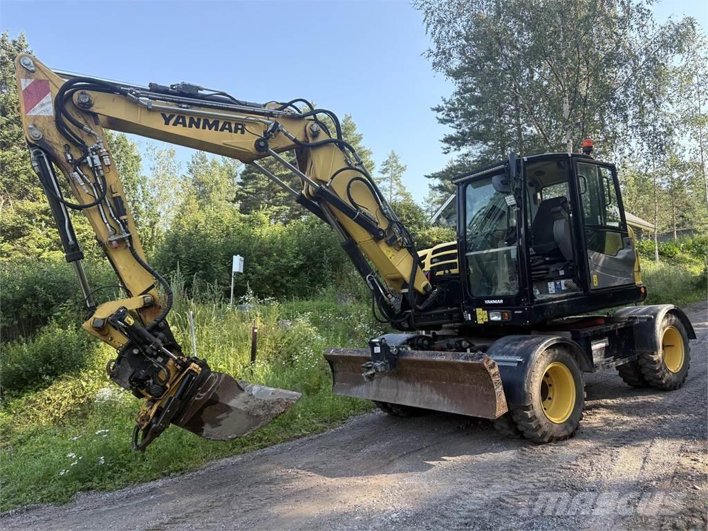 Yanmar B110W Колёсные экскаваторы