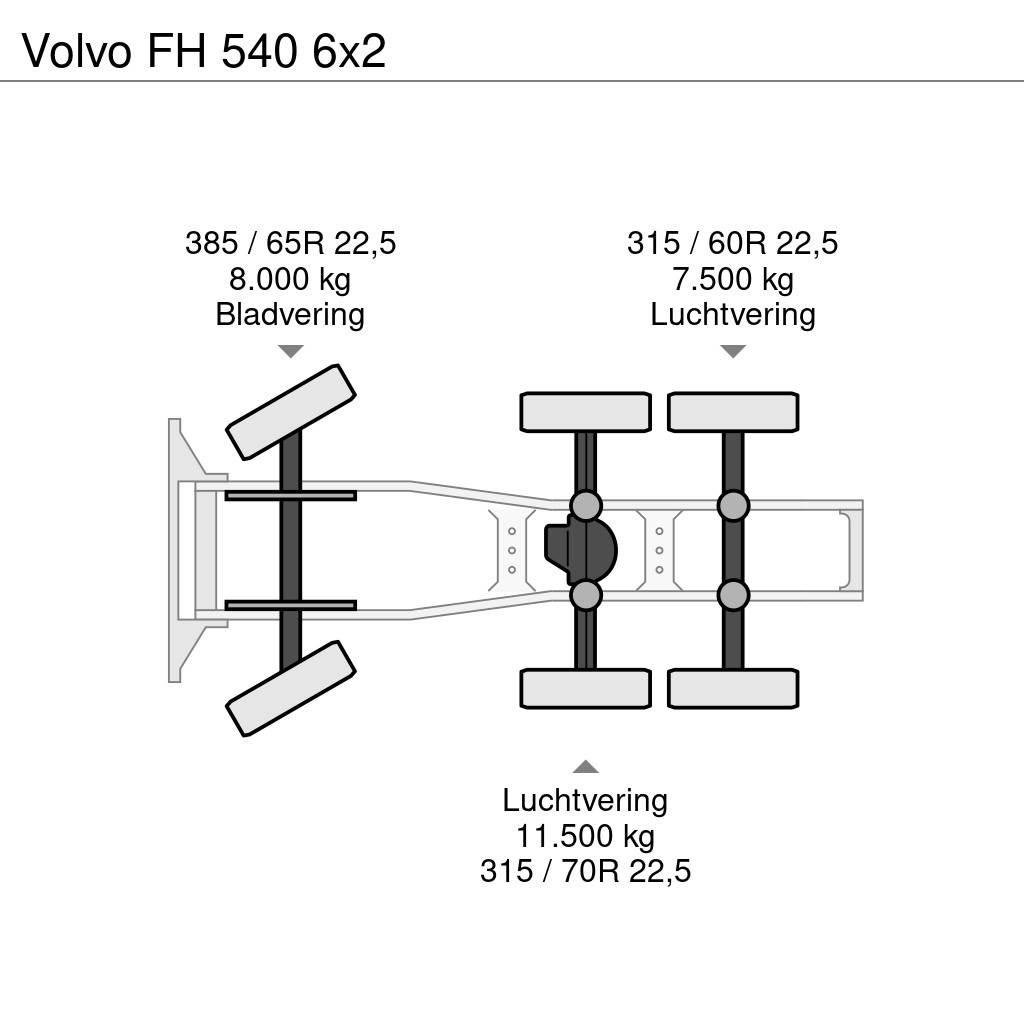 Volvo FH 540 6x2 Седельные тягачи