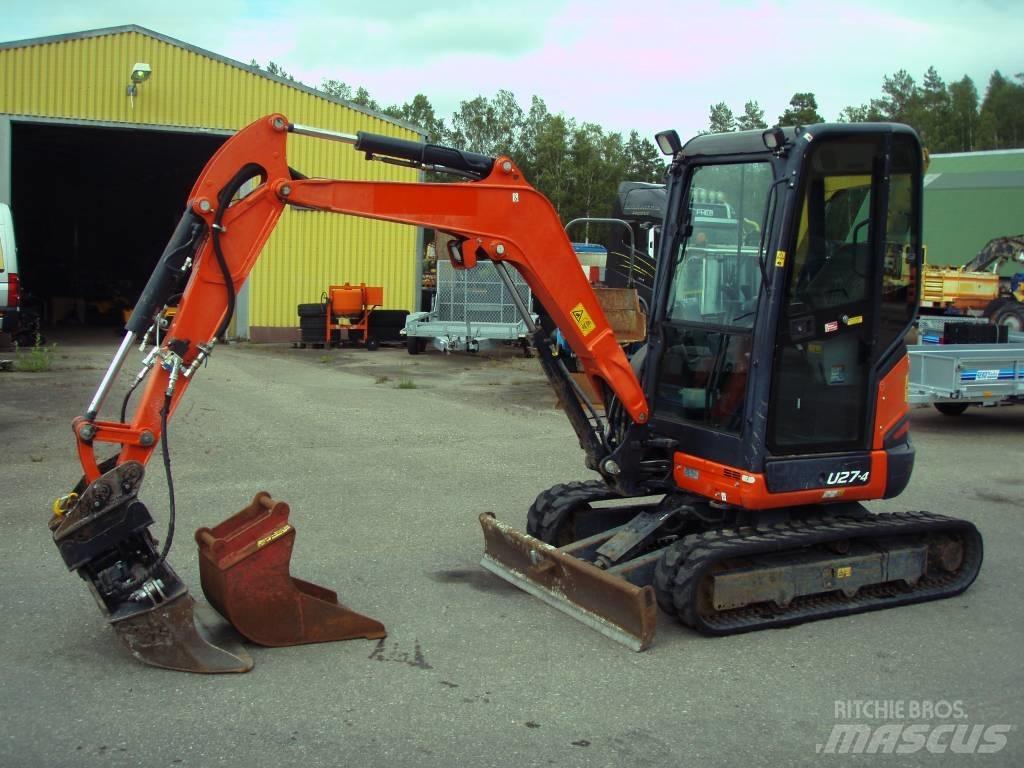 Kubota U 27-4 Мини-экскаваторы