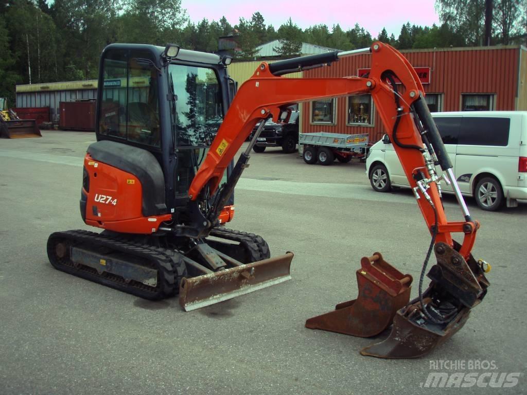 Kubota U 27-4 Мини-экскаваторы