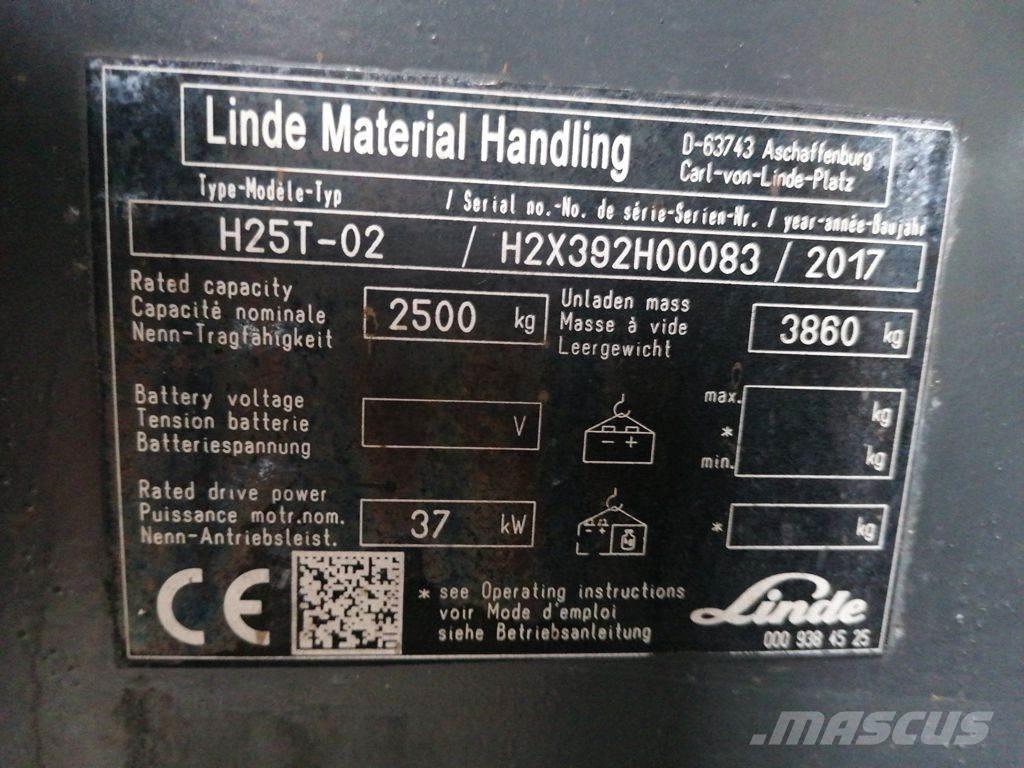 Linde H25T-01 Газовые погрузчики