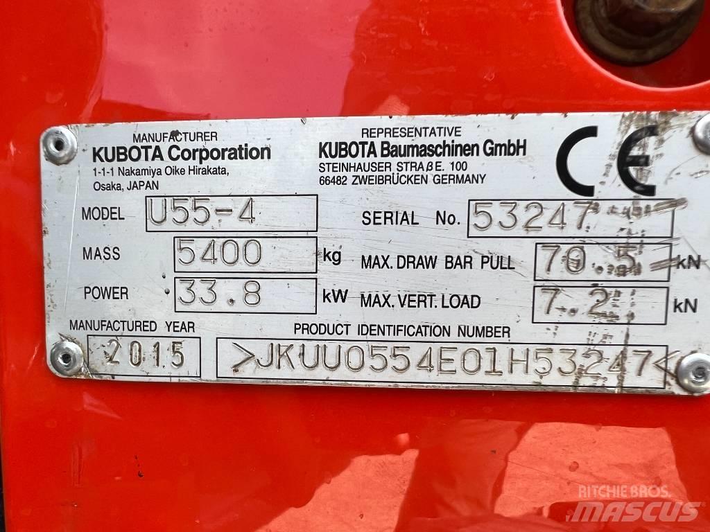 Kubota U 55-4 Мини-экскаваторы