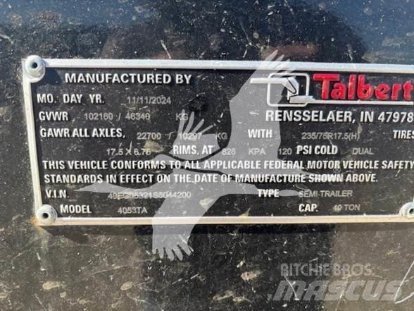 Talbert 4053TA Низкорамные полуприцепы