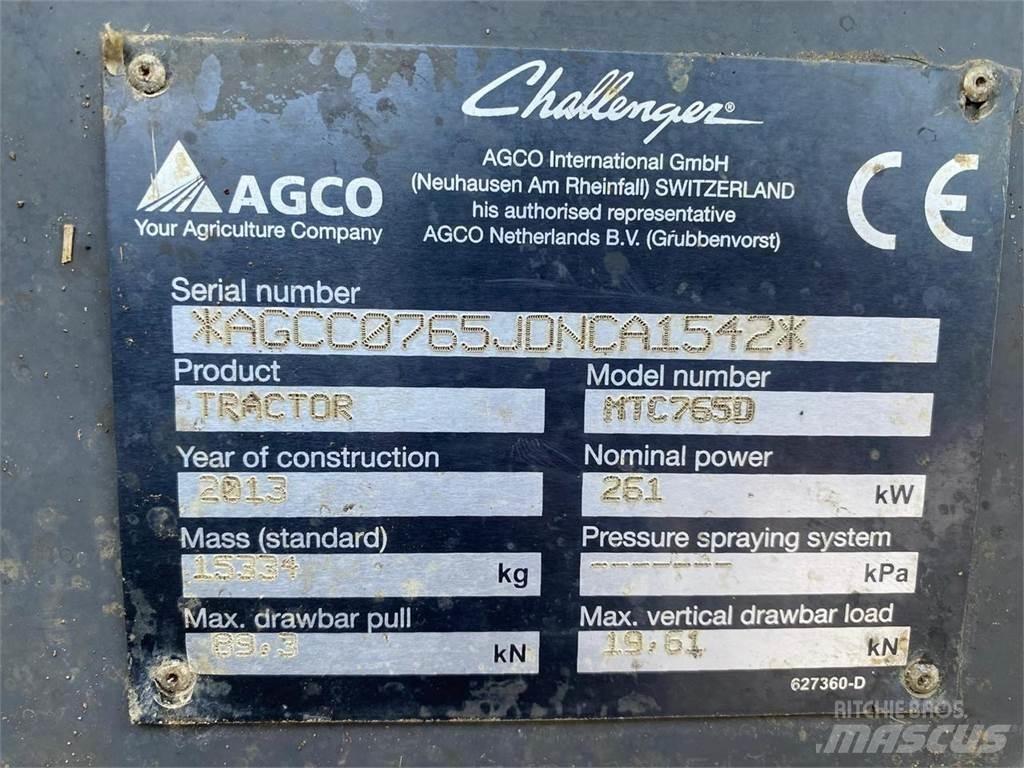 Challenger MT 765D Трактора