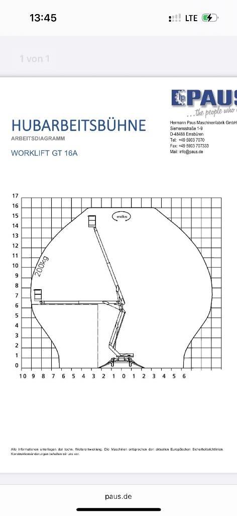 Paus GT 16 A Прицепные подъёмники