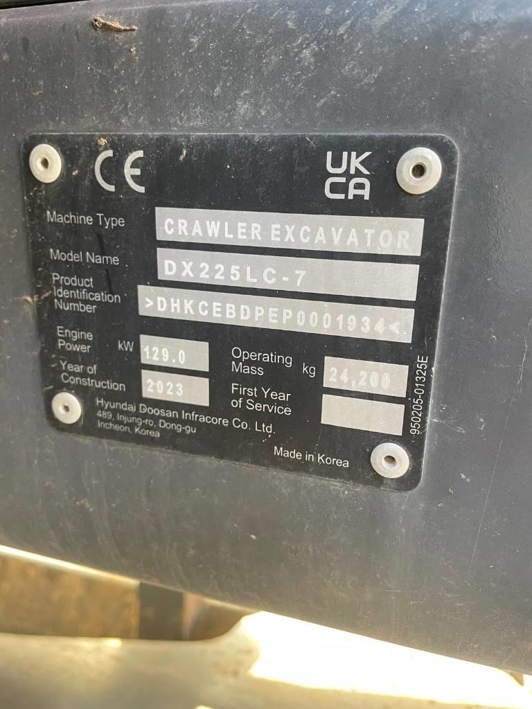 Doosan DX225LC-7 Гусеничные экскаваторы