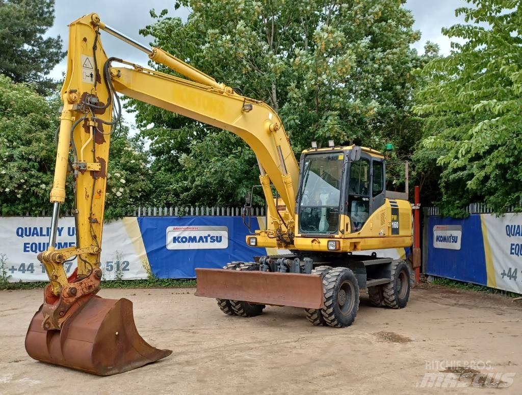 Komatsu PW 160-7 Колёсные экскаваторы