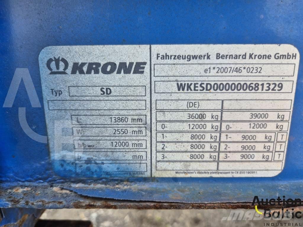 Krone SD Тентованные полуприцепы