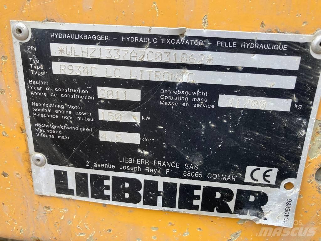 Liebherr R 934 C Гусеничные экскаваторы