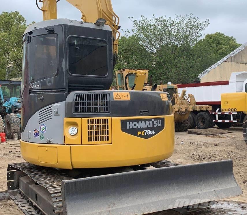 Komatsu pc78us Малые экскаваторы 7т-12т