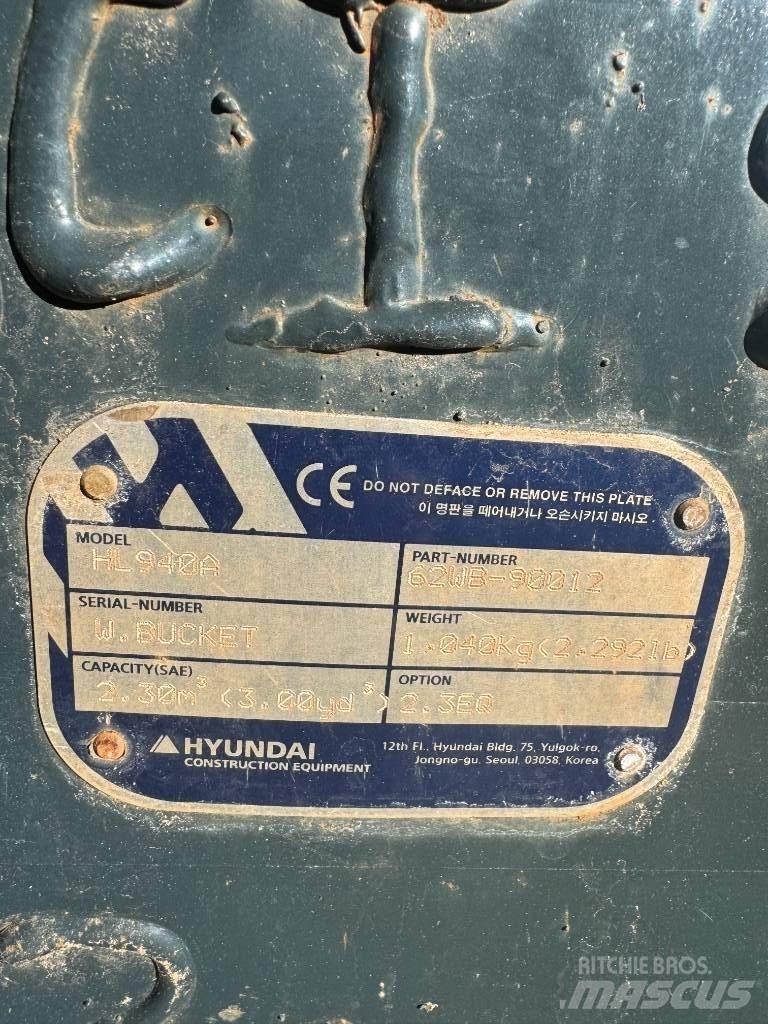 Hyundai HL 940 Фронтальные погрузчики