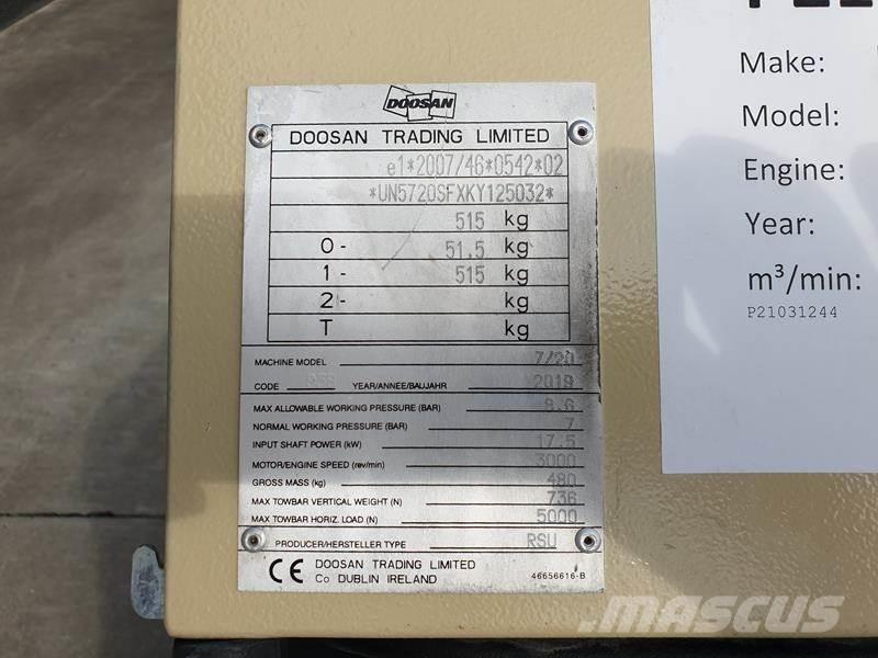 Doosan 7 / 20 Воздушные компрессоры
