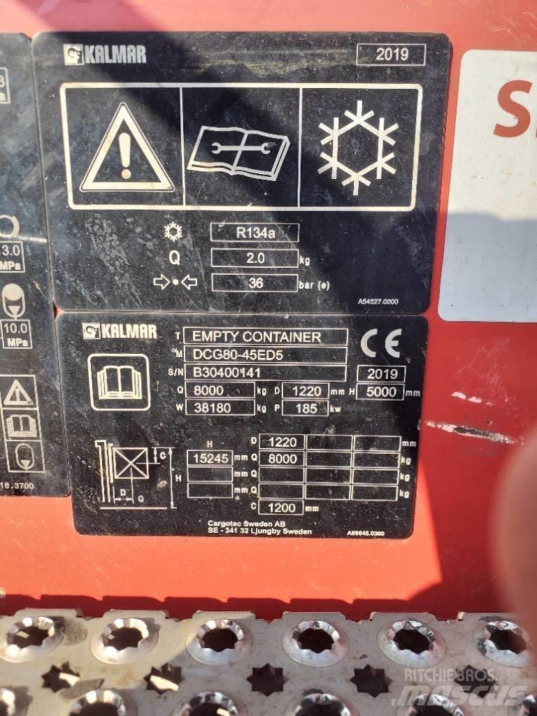 Kalmar DCG80-45ED5 Контейнерные вилочные погрузчики