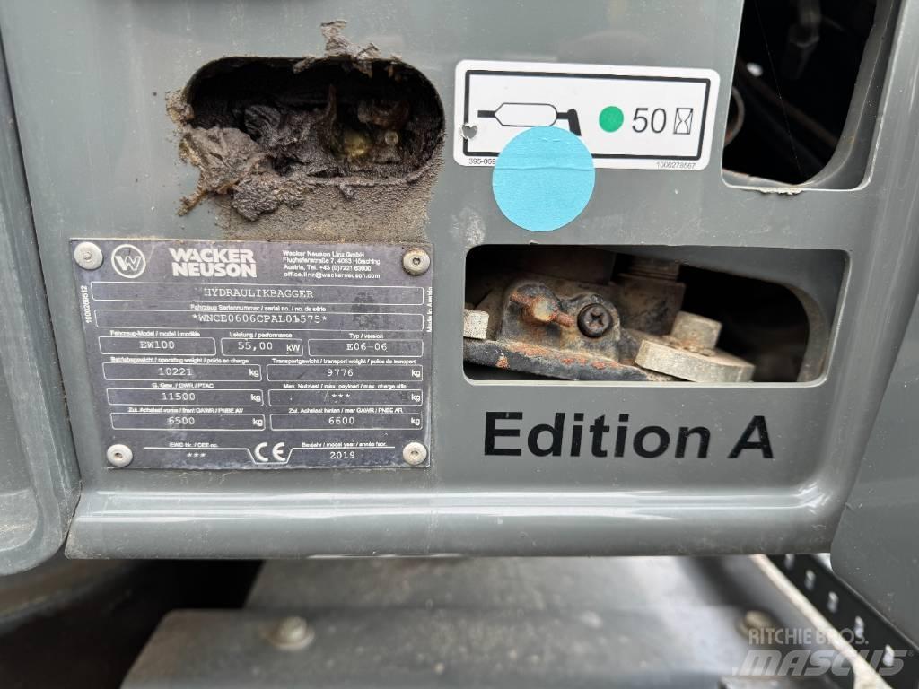 Wacker Neuson EW100 Колёсные экскаваторы