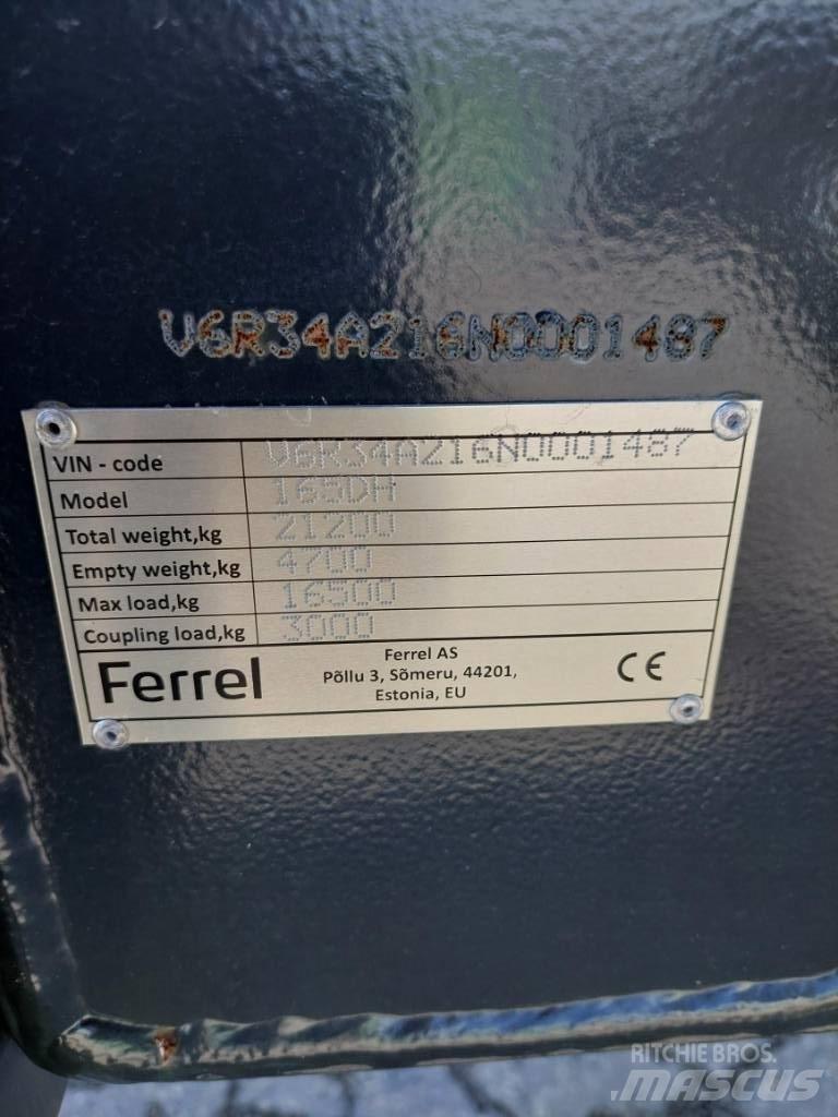 Ferrel 165 DH Тракторные самосвальные прицепы