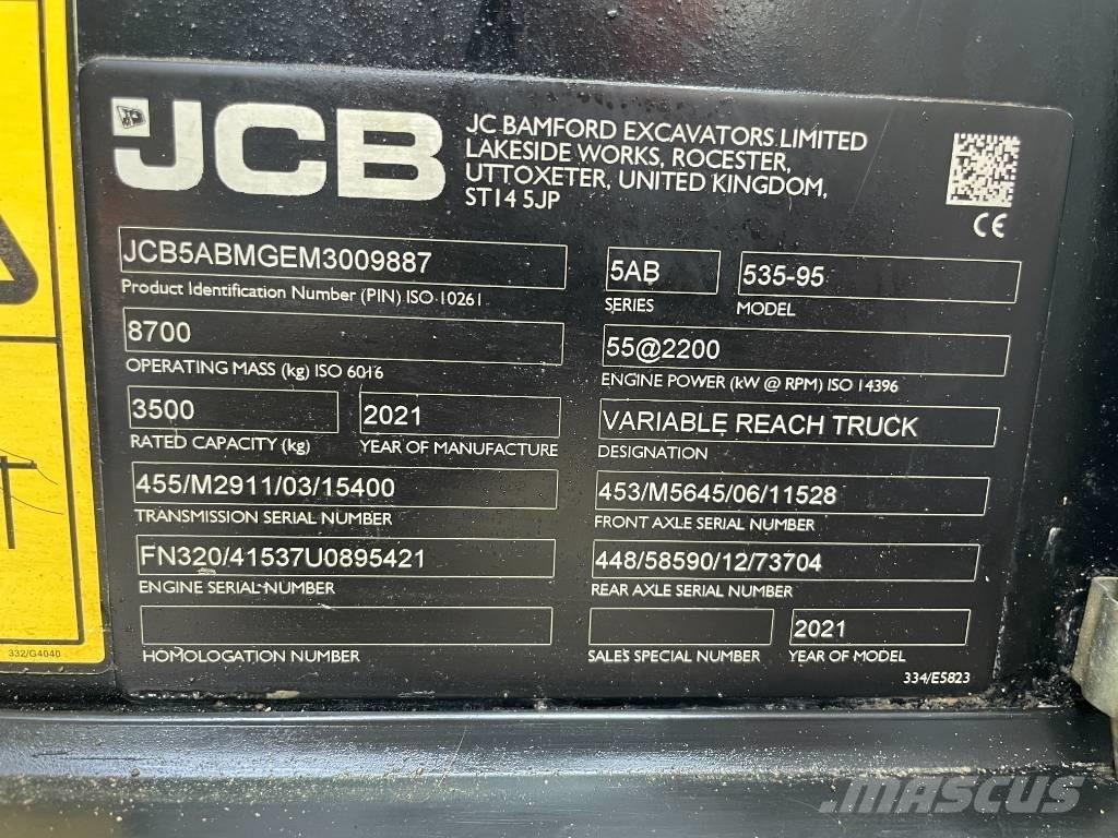 JCB 535-95 Телескопические погрузчики