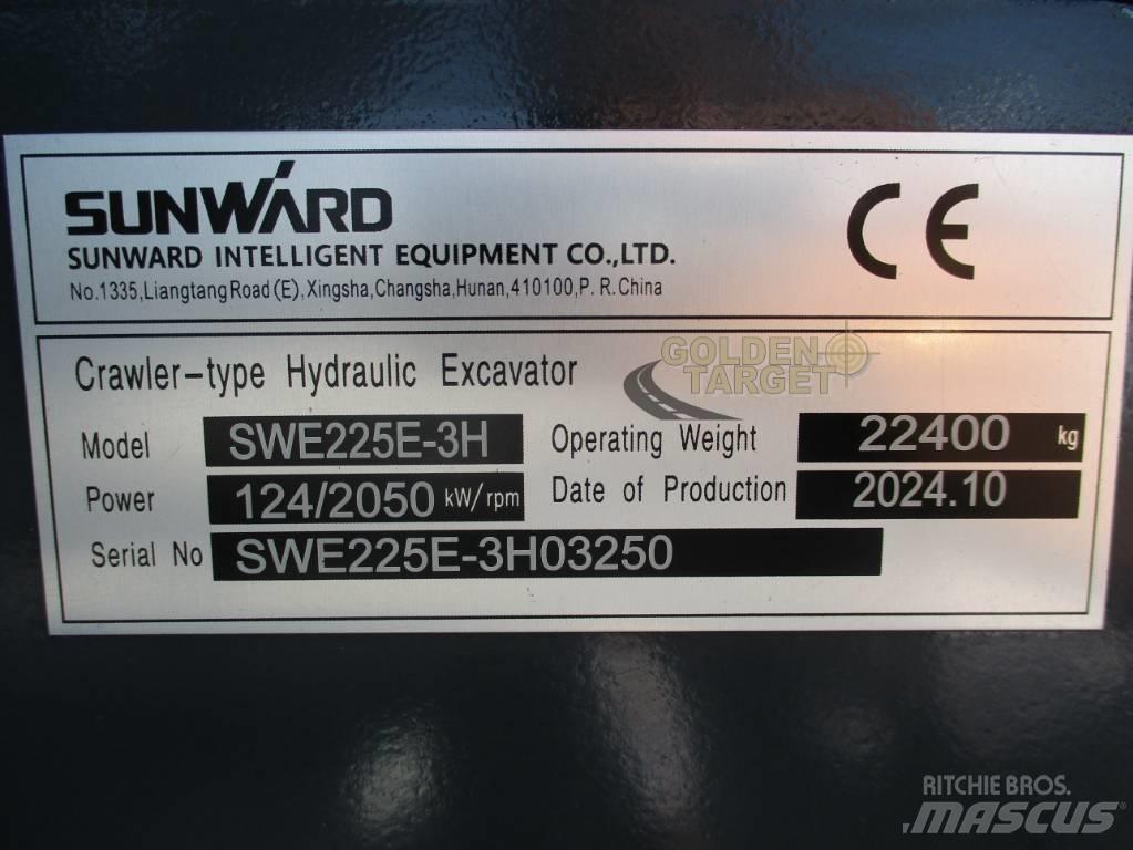 Sunward SWE 225E-3H Гусеничные экскаваторы