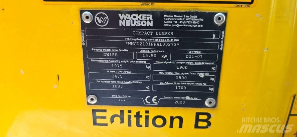 Wacker Neuson DW15e Мини-самосвалы
