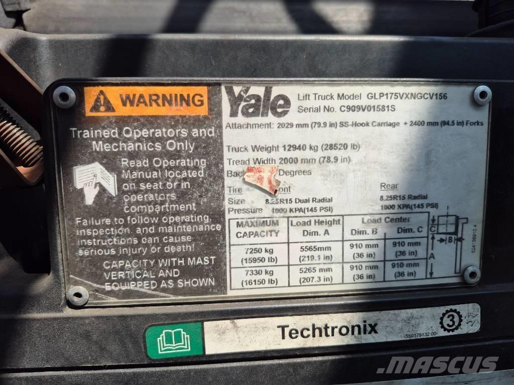 Yale GLP175VXNGCV156 Другие складские механизмы