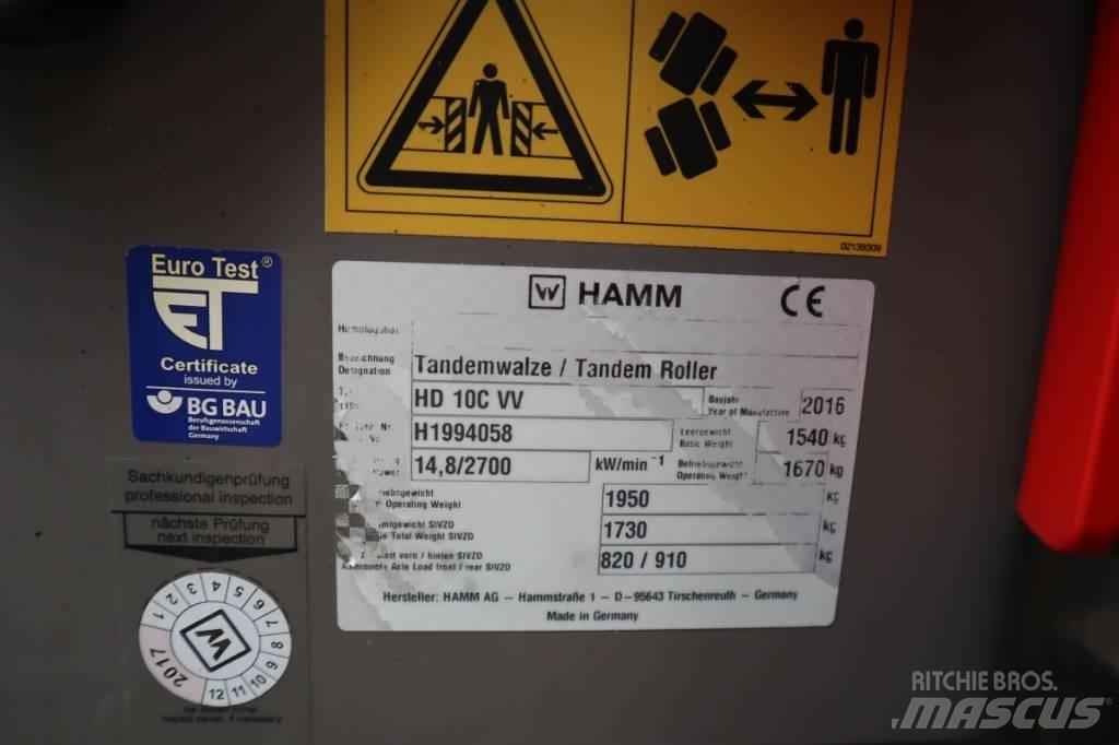 Hamm HD 10C VV Катки тротуарные