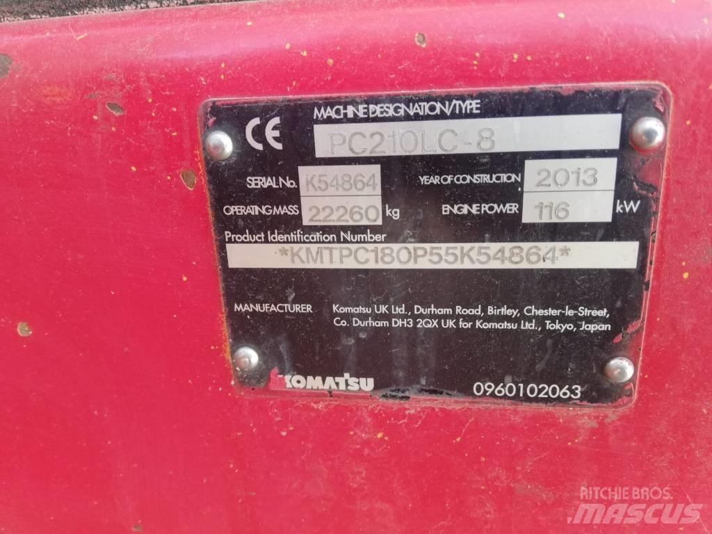 Komatsu PC 210-8 Гусеничные экскаваторы