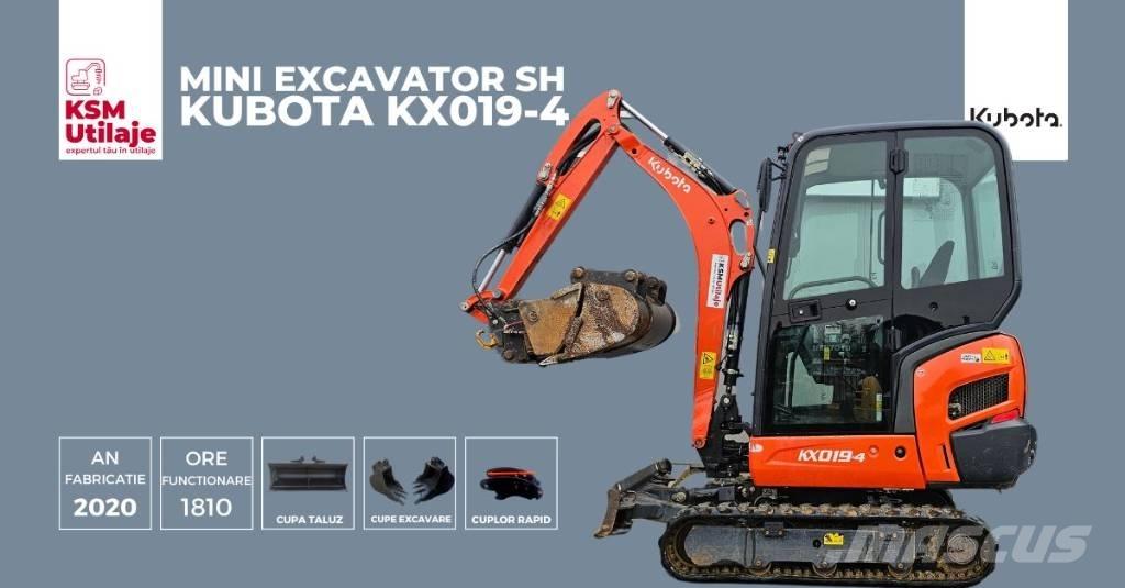 Kubota KX 019-4 Мини-экскаваторы