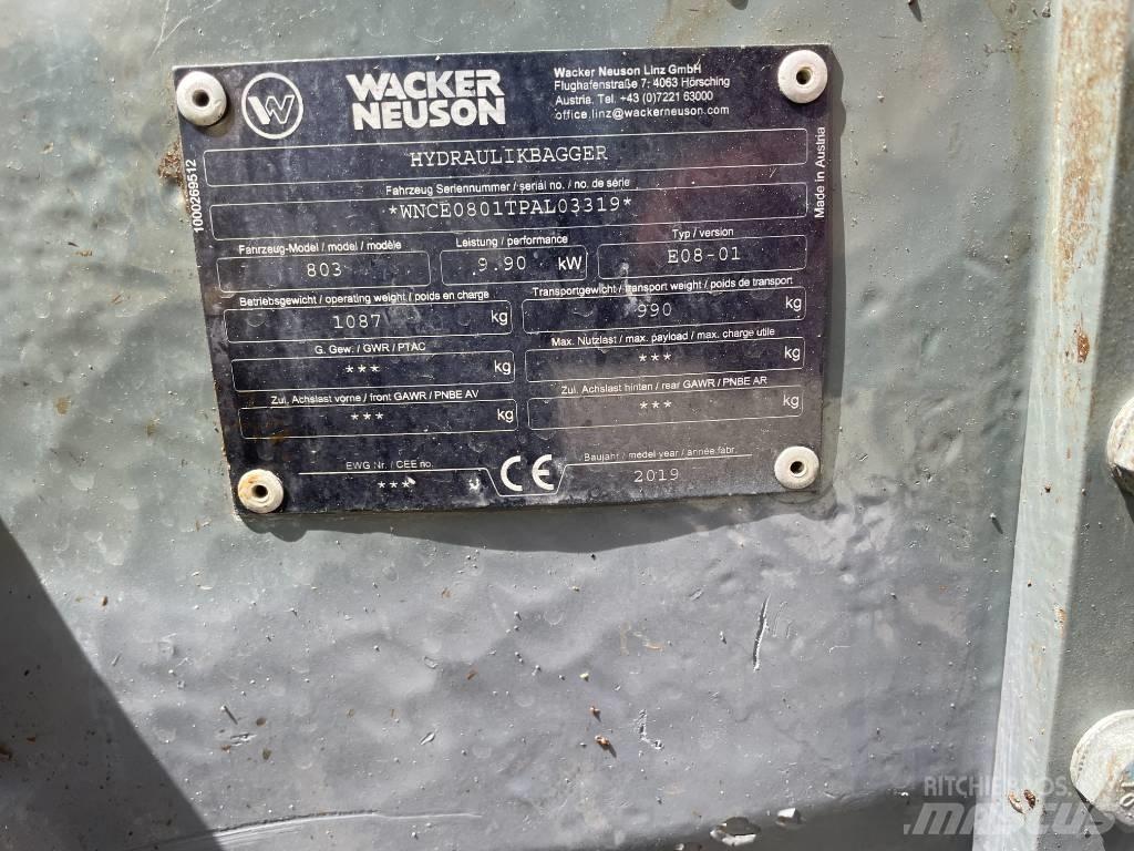 Wacker Neuson 803 Мини-экскаваторы