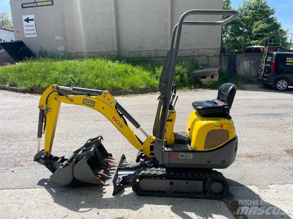 Wacker Neuson 803 Мини-экскаваторы