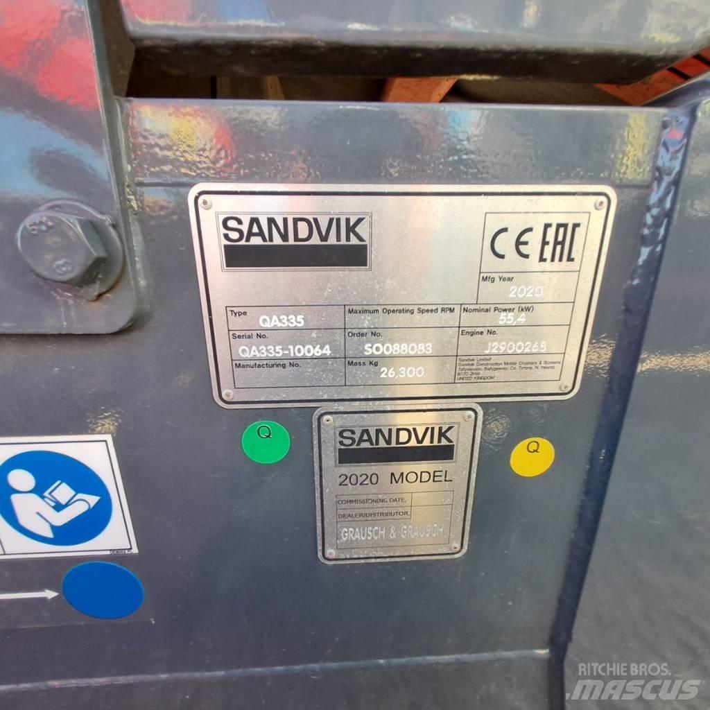 Sandvik QA 335 Сортировочные установки