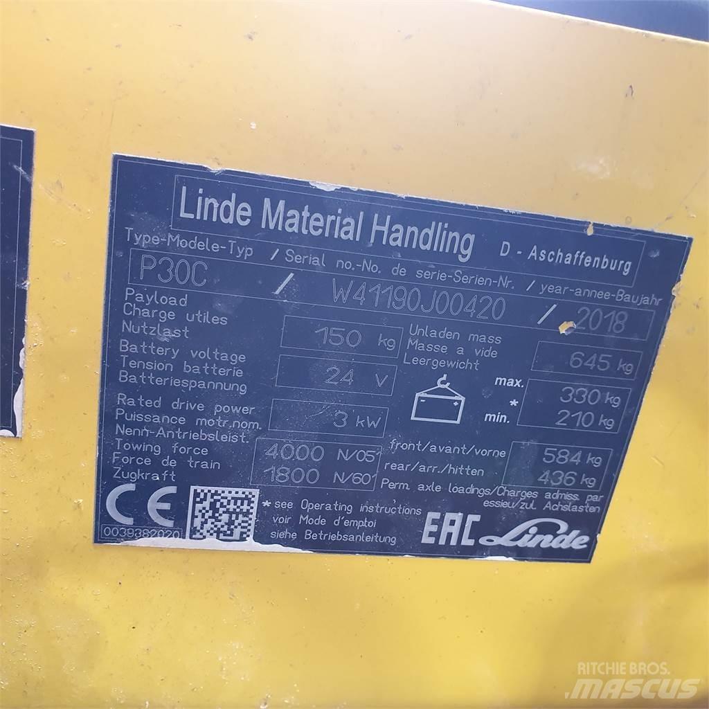 Linde P30C Складские электротягачи