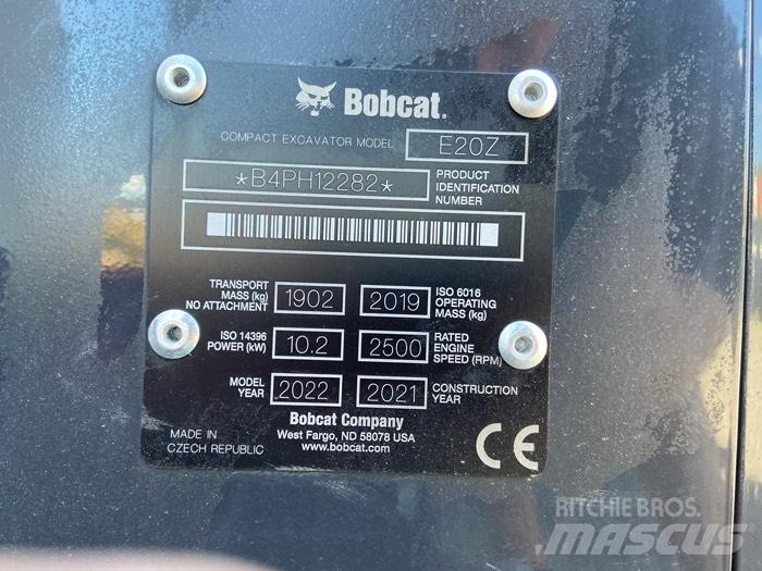 Bobcat E20z Мини-экскаваторы