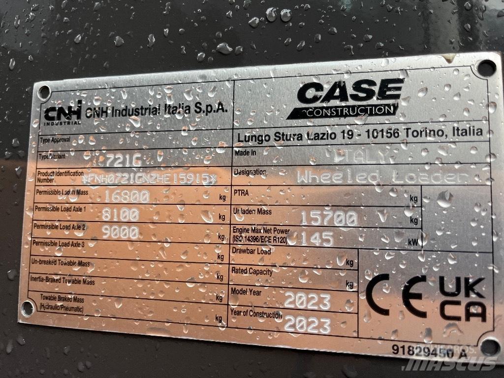 CASE 721 G Фронтальные погрузчики