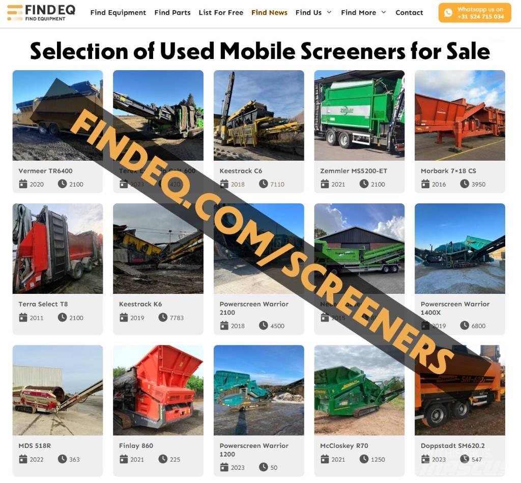 PowerScreen Div. Мобильные грохоты