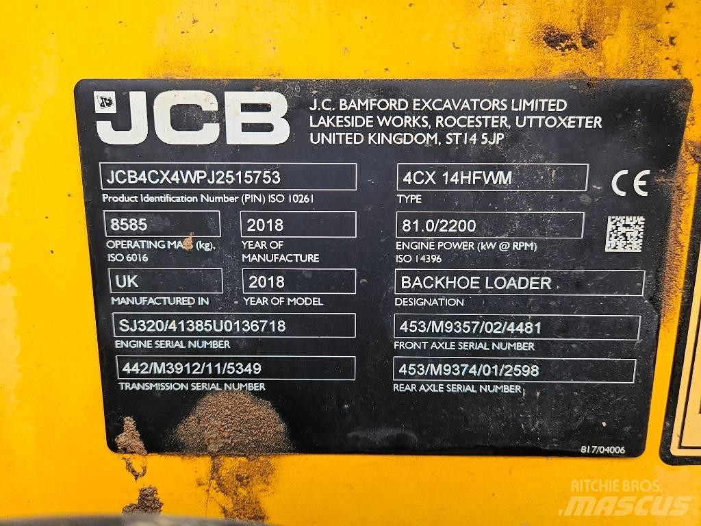 JCB 4 CX Экскаваторы-погрузчики