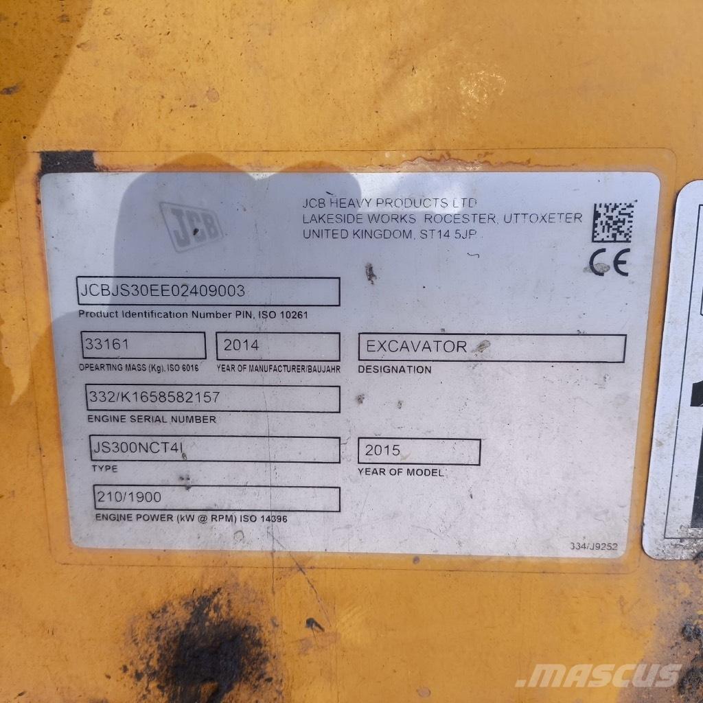 JCB JS 300 Гусеничные экскаваторы