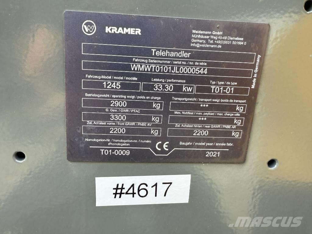 Kramer 1245 Телескопические погрузчики