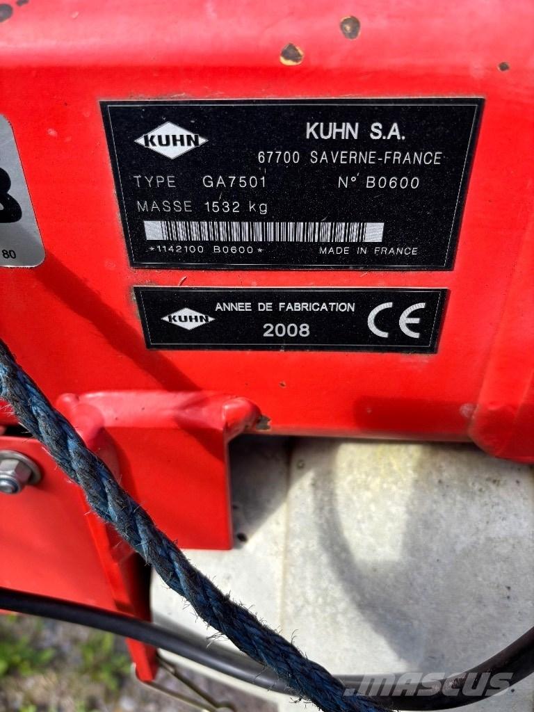 Kuhn 7501 Рядковые косилки