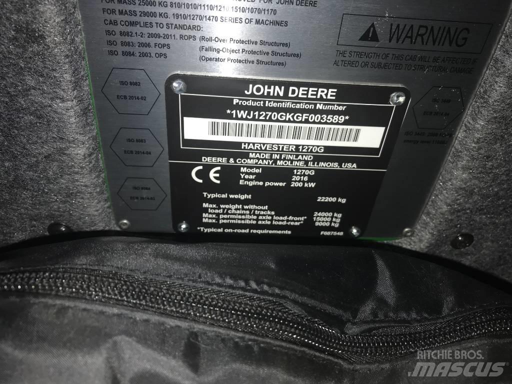 John Deere 1270G Харвестеры