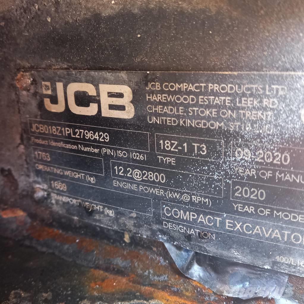 JCB 18 Z-1 Мини-экскаваторы