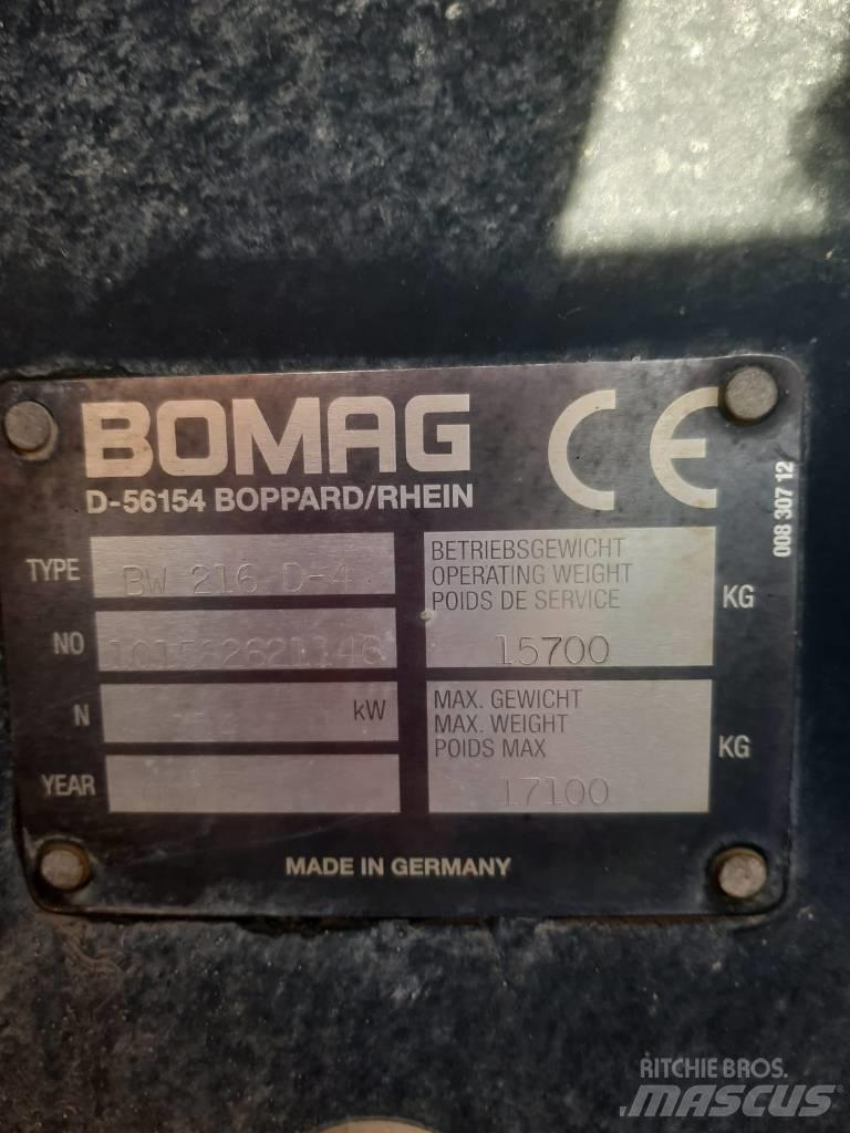 Bomag BW 216 D-4 Уплотнители грунта