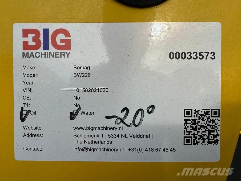 Bomag BW226 Грунтовые катки