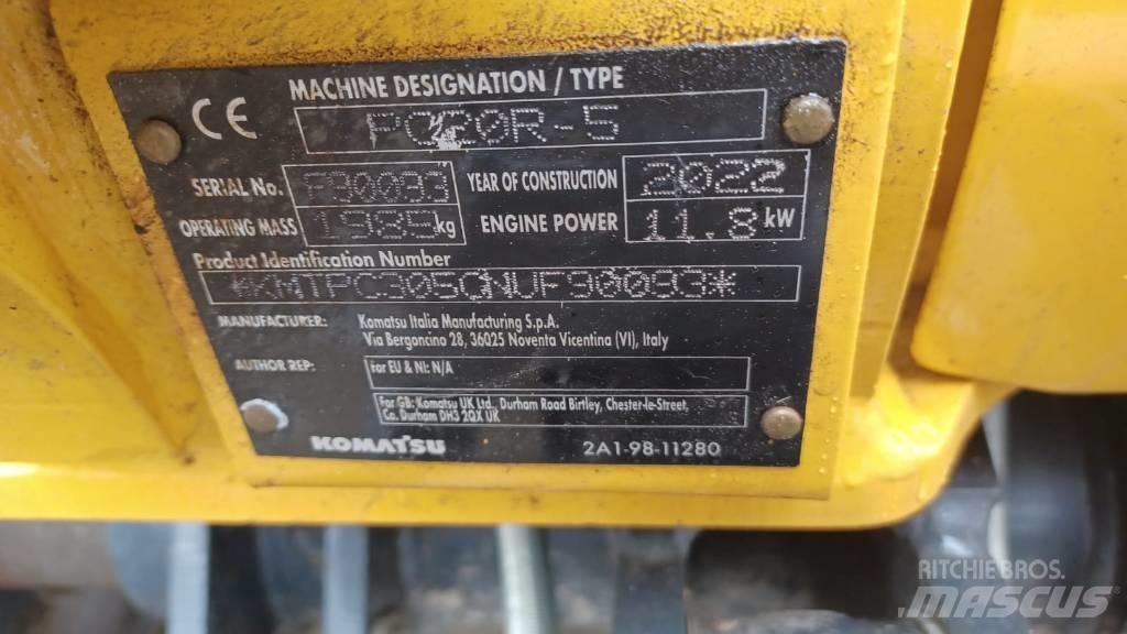 Komatsu PC 20 MR-5 Мини-экскаваторы