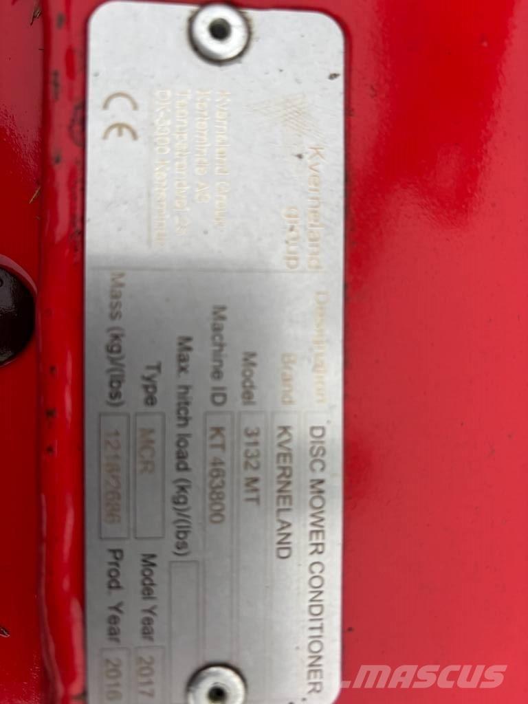 Kverneland 3132 MT Косилки плющилки