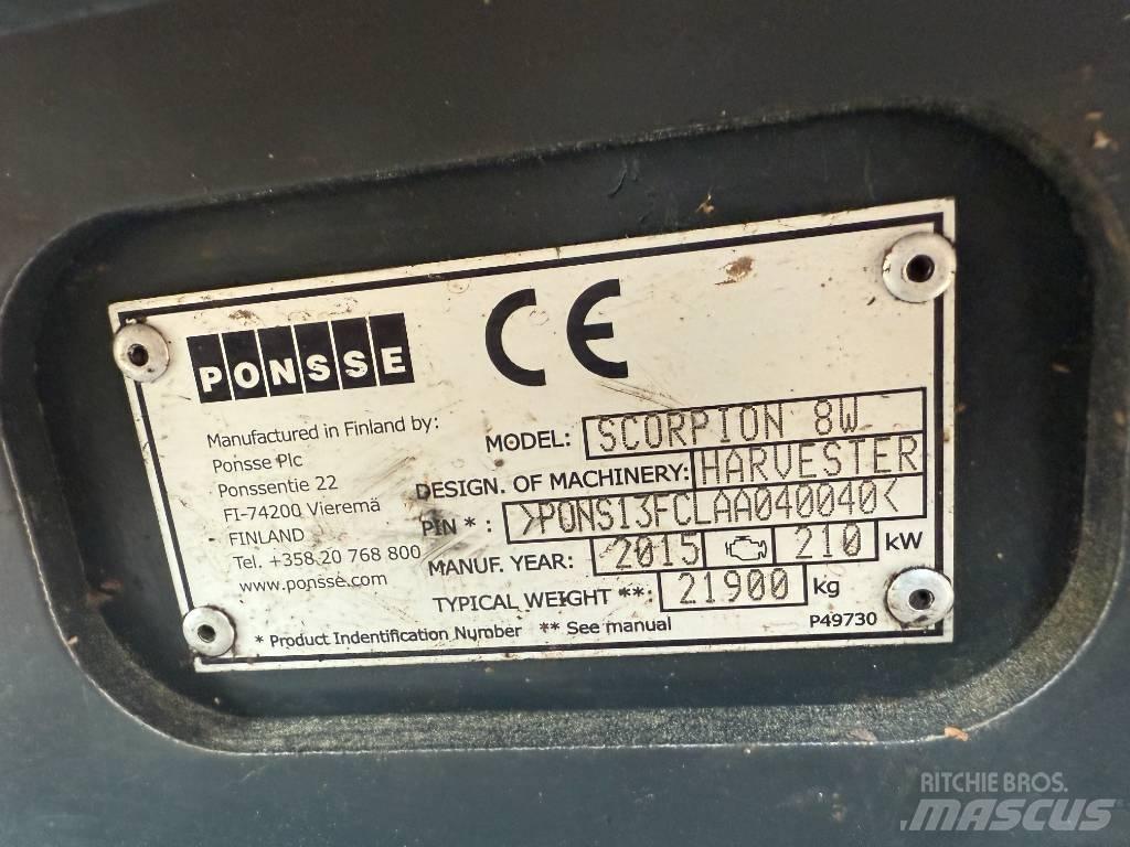Ponsse SCORPION 8W Харвестеры