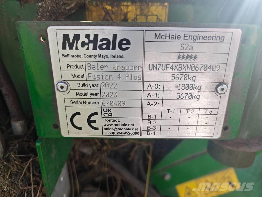 McHale Fusion 4 Plus Рулонные пресс-подборщики