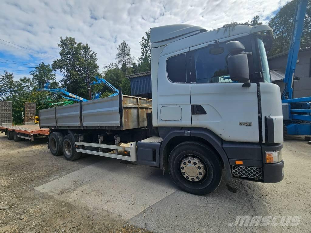 Scania 114 G 380 Грузовики-платформы/боковая разгрузка