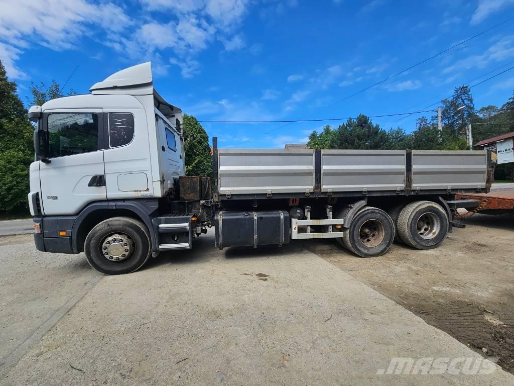 Scania 114 G 380 Грузовики-платформы/боковая разгрузка